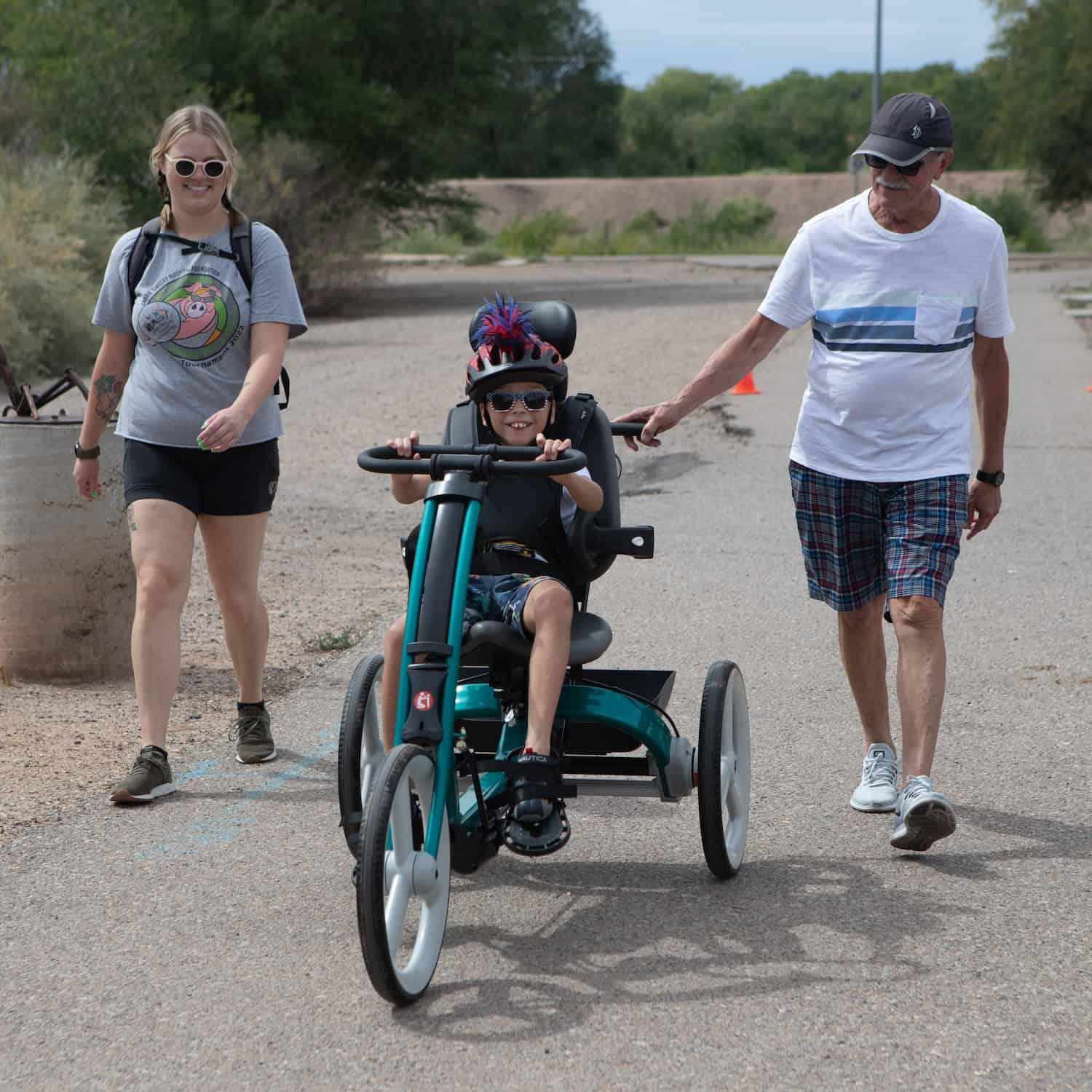 Carrie Tingley Hospital Foundation patient with family